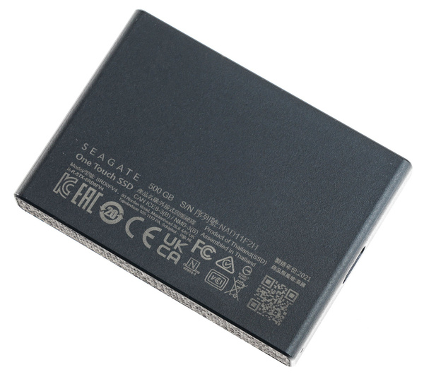 Obudowa z elektroniką po dysku SSD Seagate One Touch 500GB (USZKODZONY)