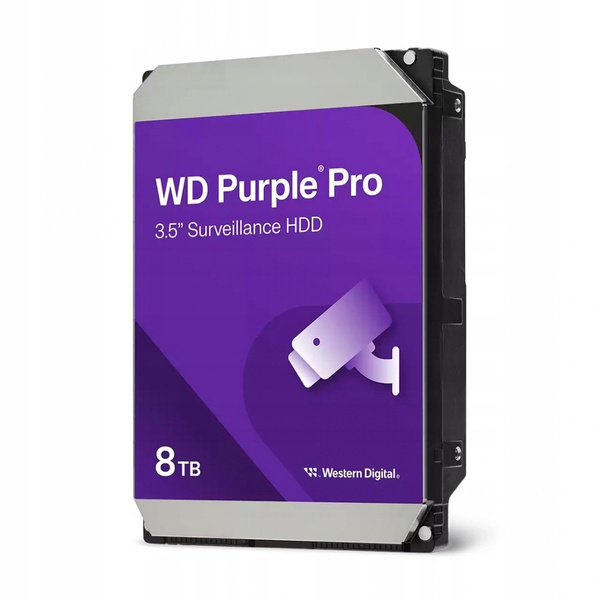 Dysk WD Purple Pro WD8002PURP 8TB 3.5" 7200 256MB SATA III (WD8002PURP)