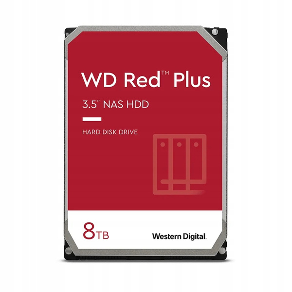 WD Red Plus 8TB WD80EFPX USZKODZONY