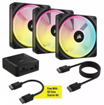 Wentylator Corsair iCUE LINK QX120 RGB 3-pack + Hub (CO-9051002-WW)