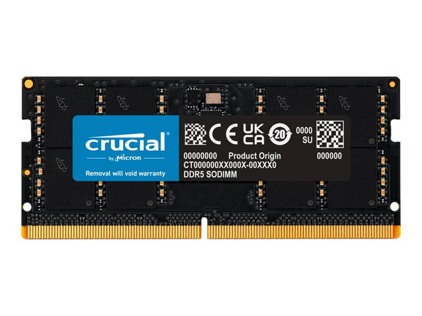 Pamięć RAM Crucial SODIMM DDR5 32GB 5600MHz CL46 (CT32G56C46S5) USZKODZONA