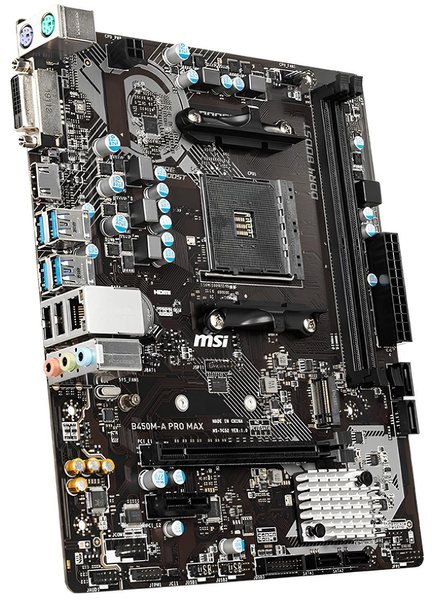 Płyta główna mATX MSI B450M-A PRO MAX (Socket AM4) (W) (B) (U)