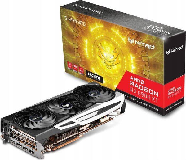 Karta graficzna SAPPHIRE Radeon RX 6900 XT 16 GB (11308-03-20G) USZKODZONA