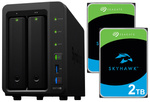 Serwer NAS Sinology DiskStation DS716+ 4TB (2x2TB) Seagate SkyHawk HDD