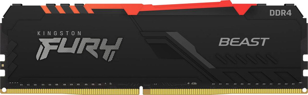 Pamięć RAM Kingston Fury Beast RGB DDR4 8GB 3000MHz CL15 (KF430C15BBA/8)