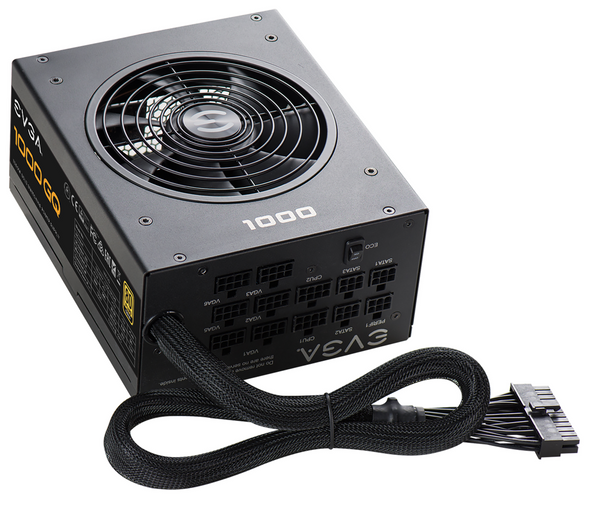 Zasilacz ATX EVGA 1000 GQ 80 Plus Gold 1000W (210-GQ-1000-V2) (U)(W)