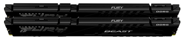 PAMIĘĆ RAM KINGSTON FURY BEAST 32GB (2x16GB) DDR5 6000MHz CL40 (KF560C40BBK2-32)