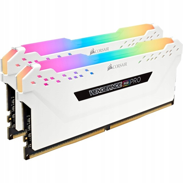 Pamięć Corsair Vengeance RGB PRO DDR4 32GB 3200MHz CL16 (CMW32GX4M2E3200C16W) (W)