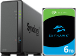 Serwer NAS Synology DiskStation DS124 6TB Seagate SkyHawk