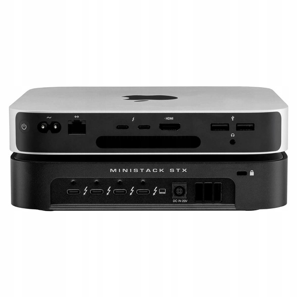 Stacja dokująca OWC miniStack STX Mac 1x SATA III SSD/HDD 1x M.2 NVMe 4x Thunderbolt