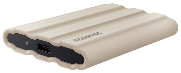 SAMSUNG PORTABLE SSD T7 SHIELD BEIGE 1TB