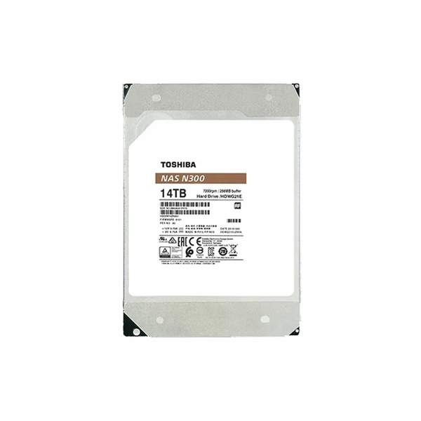 Dysk twardy Toshiba N300 HDWG21EUZSVA 14TB SATA III 3,5" (HDWG21EUZSVA)USZKODZONY