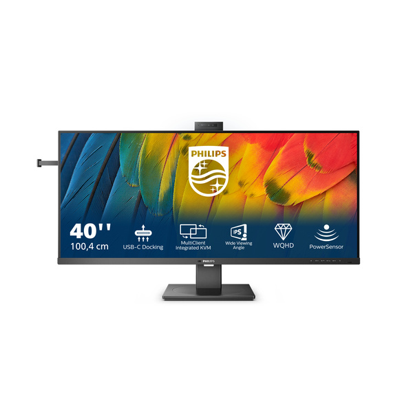 Philips 40B1U5601H monitor LED 40" UWQHD 120Hz IPS HDR10 4ms HDMI DP USB-C (40B1U5601H/00)