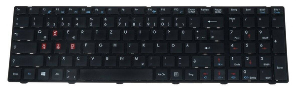 KLAWIATURA LAPTOPOWA MSI V111922DK3 GR (QWERTZ DE) (U)