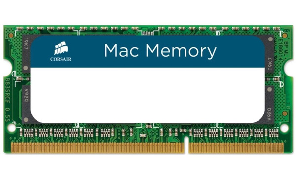 Pamięć RAM SODIMM Corsair Mac Memory 8GB DDR3L 1600MHz CL11 (CMSA16GX3M2A1600C11) (B)