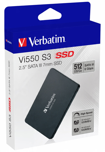Dysk SSD Verbatim VI550 S3 SSD 512GB 2.5" SATA III 512GB (USZKODZONY) (VI550S3)
