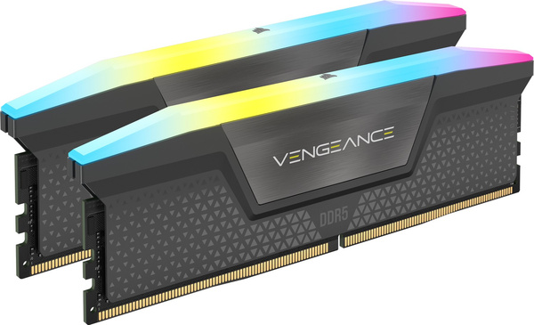Pamięć RAM Corsair Vengeance RGB 32GB (2x16GB) DDR5 5600MHz CL36 (CMH32GX5M2B5600Z36K)