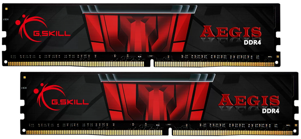 Pamięć RAM G.SKILL Aegis 32GB (2x16GB) DDR4 2666MHz CL19 F4-2666C19D-32GIS