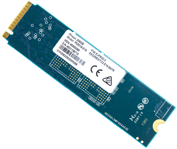Dysk SSD M.2 NVMe Phison PS5019-E19 256GB