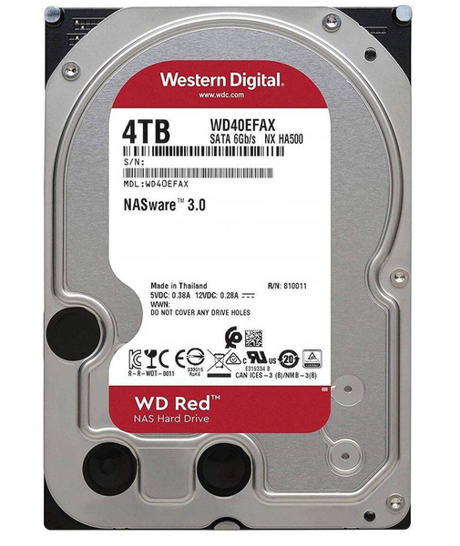 DYSK HDD WESTERN DIGITAL WD40EFAX 4TB