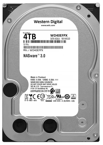 Dysk HDD Western Digital RED WD40EFPX 4TB