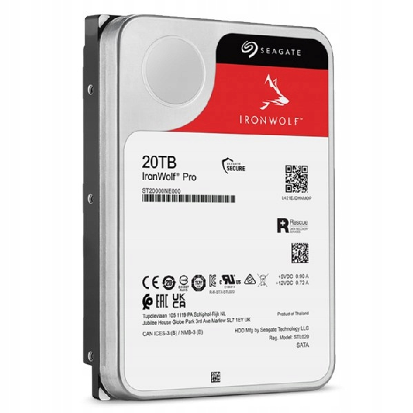 Dysk twardy Seagate ST20000NT001 20TB SATA III 3,5" (8719706432276) USZKODZONY