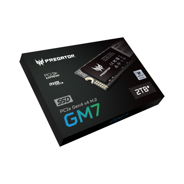 Dysk SSD Acer Predator GM7 2TB PCIe 4.0 (BL.9BWWR.119)