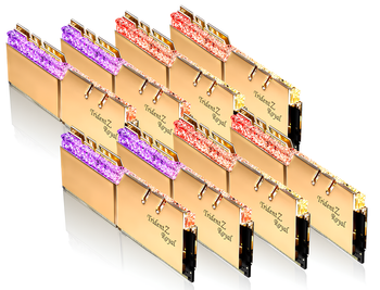 Pamięć RAM G.SKILL Trident Z Royal 256GB (8x32GB) 3200MHz DDR4 CL14 (F4-3200C14Q2-256GTRG)