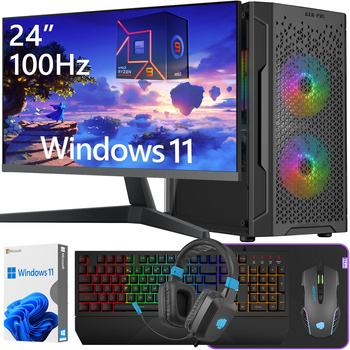 KOMPUTER PC GLIDER 5900x/4060/P64/M1 + MONITOR 24