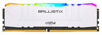 Pamięć RAM Crucial Ballistix RGB White 8GB DDR4 3600MHz CL16 (BL8G36C16U4WL)