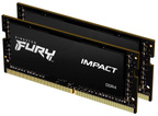 Pamięć RAM SODIMM Kingston FURY Impact 64GB (2x32GB) DDR4 3200MHz CL20 (KF432S20IBK2/64)