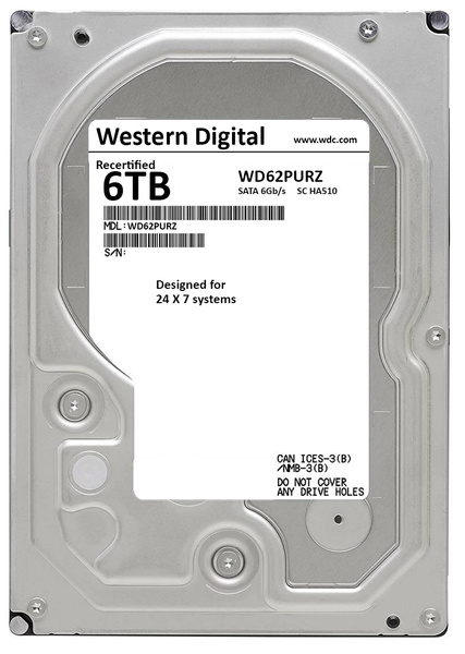 DYSK HDD WESTERN DIGITAL PURPLE WD62PURZ 6TB