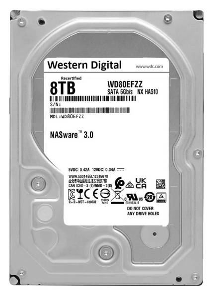Dysk HDD Western Digital WD80EFZZ 8TB