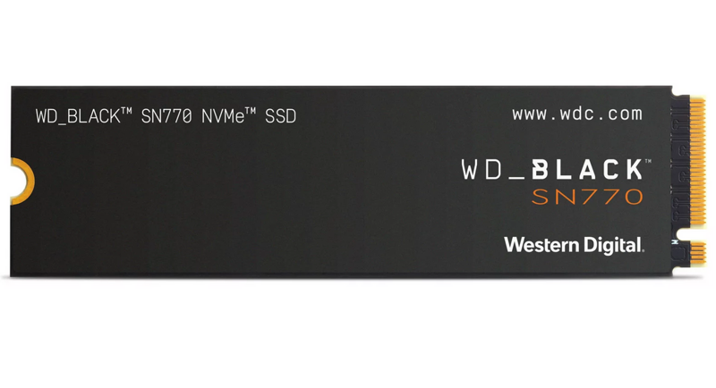 Dysk SSD M.2 NVMe Western Digital Black SN770 1TB (WDS100T3X0E)