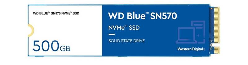 Dysk SSD M.2 NVMe Western Digital Blue SN570 500GB (WDS500G3B0C)