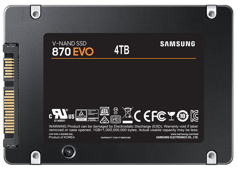 Dysk SSD Samsung 870 EVO 4TB 2.5" SATA III (MZ-77E4T0B/EU)