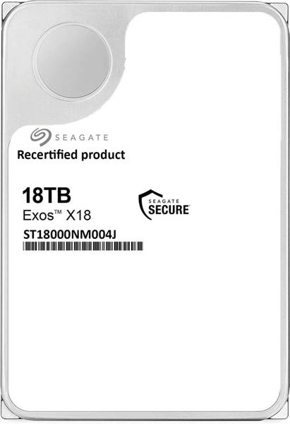 Dysk serwerowy Seagate 18TB Exos X18 3.5'' SAS-3 (12Gb/s) (ST18000NM004J)