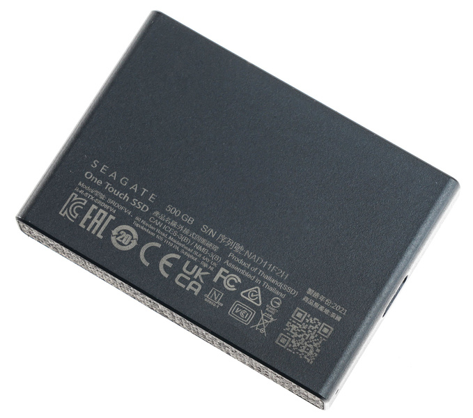 Obudowa z elektroniką po dysku SSD Seagate One Touch 500GB (USZKODZONY)