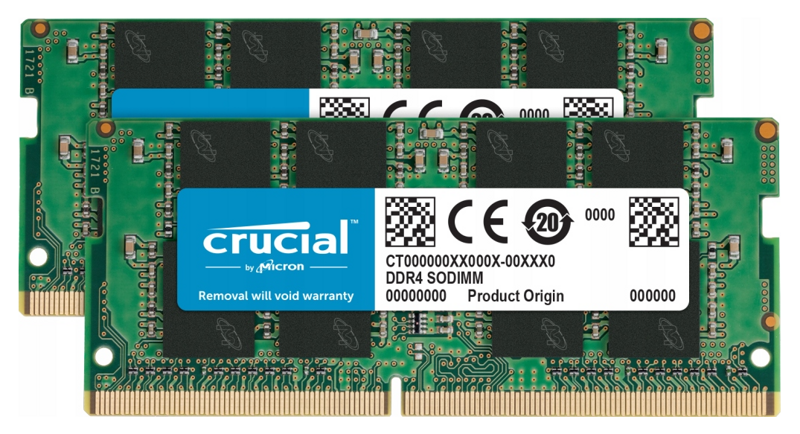 Pamięć RAM Crucial SODIMM DDR4 32GB 3200MHz CL22 (CT2K16G4SFRA32A)