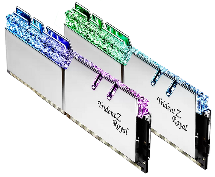 Pamięć RAM G.Skill Trident Z Royal Silver DDR4 32GB 3200MHz CL16 (F4-3200C16D-32GTRS)
