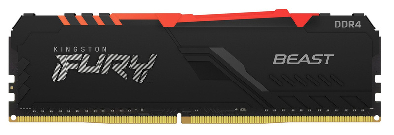 Pamięć RAM Kingston Fury Beast RGB 8GB (1x8GB) DDR4 3200MHz CL16