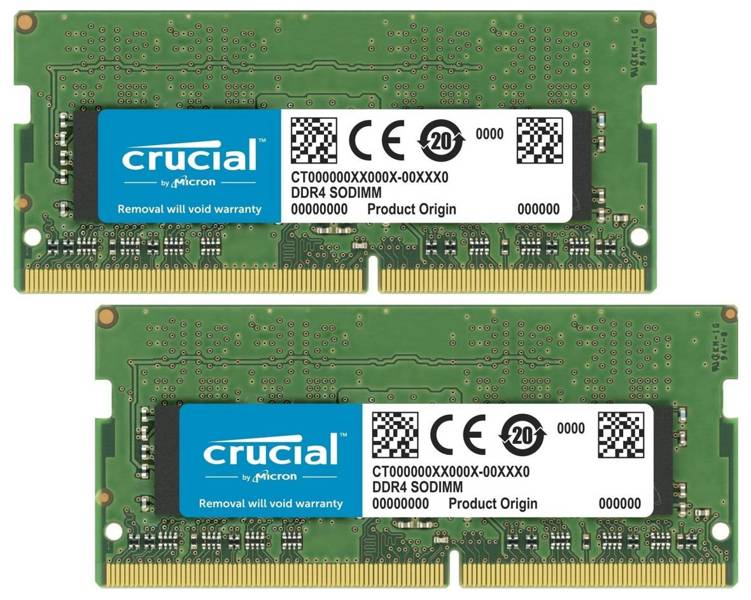Pamięć RAM SO-DIMM Crucial 16GB (2x8GB) DDR4 2400MHz CL17 (CT2K8G4SFS824A)