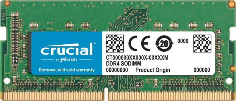 Pamięć RAM SODIMM Crucial CT16G4SFRA32A 16GB (1x16GB) DDR4 3200MHz CL22 1.2V (CT16G4SFRA32A)