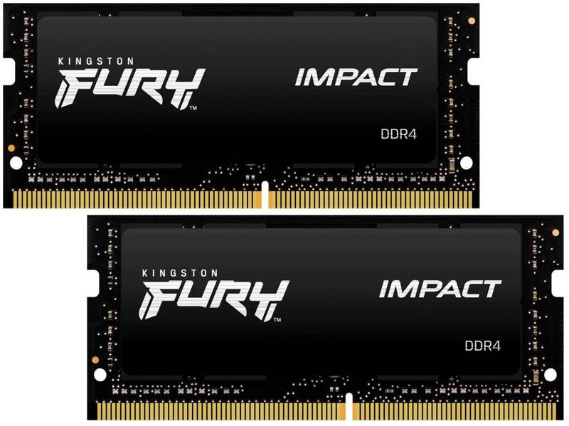 Pamięć RAM SODIMM Kingston FURY Impact 64GB (2x32GB) DDR4 3200MHz CL20 (KF432S20IBK2/64)