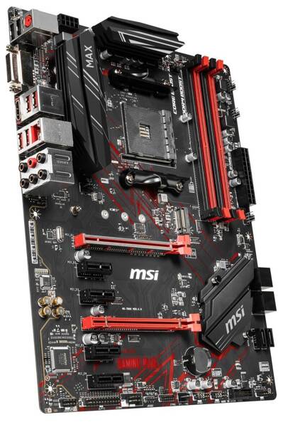 Płyta główna ATX MSI B450 Gaming Plus Max AM4 Zen/+/2/3 DDR4 Braki